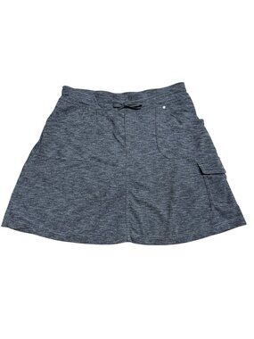 KUHL SKORT ATHLETIC OUTDOOR SKIRT POCKETS GRAY HEATHERED SIZE S PERFORMANCE